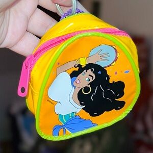 1990s Disney The Hunchback of Notre Dame Esmeralda Mini Character Backpack 3”